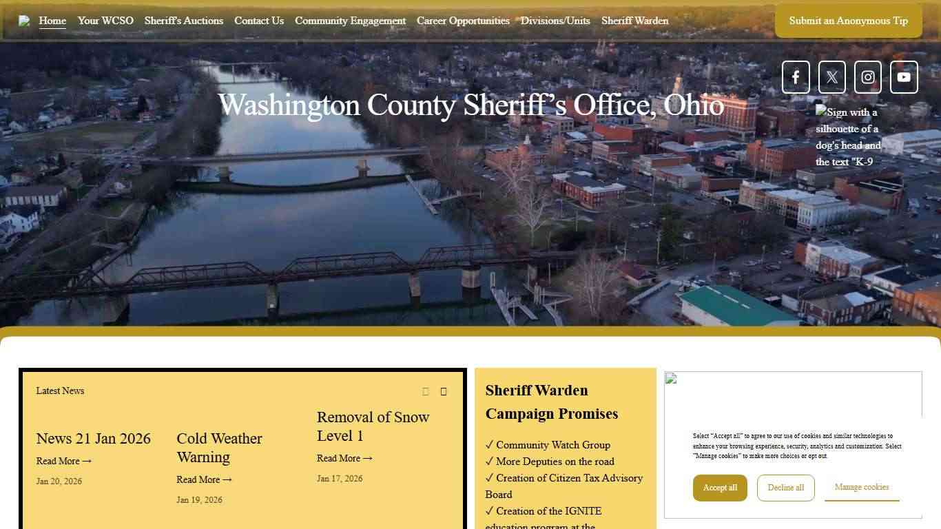 Washington County Sheriff's Office-Ohio |Washington County Sheriff's Office, Ohio